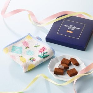 「40周年記念 フェイラーハンカチ・生チョコレートセットA」3,630円（税込）