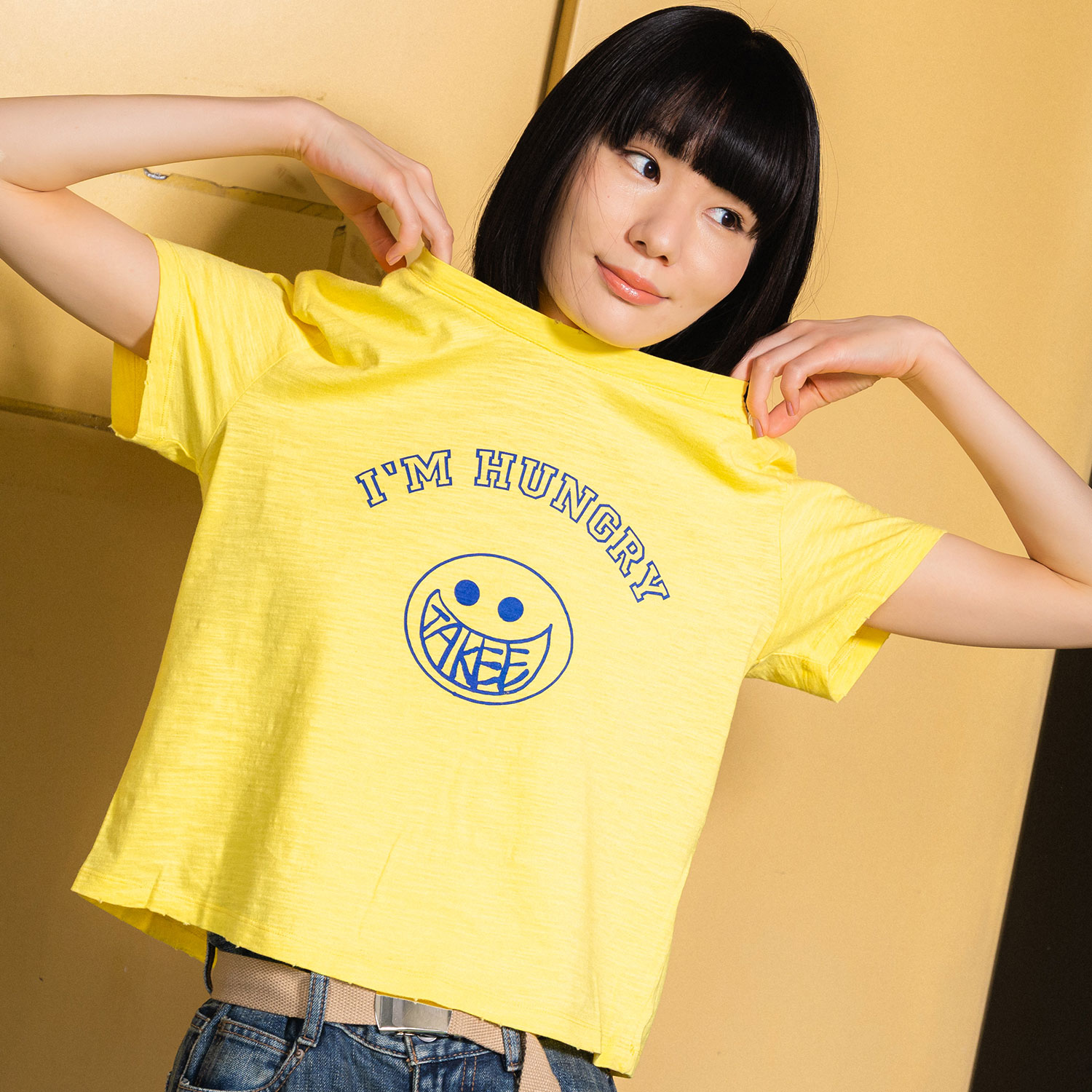 takee｜Smile Logo Vintage T-shirt
